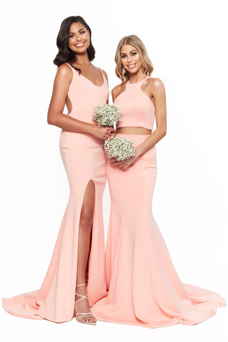 Bridesmaids Hannah Gown - Dusty Pink