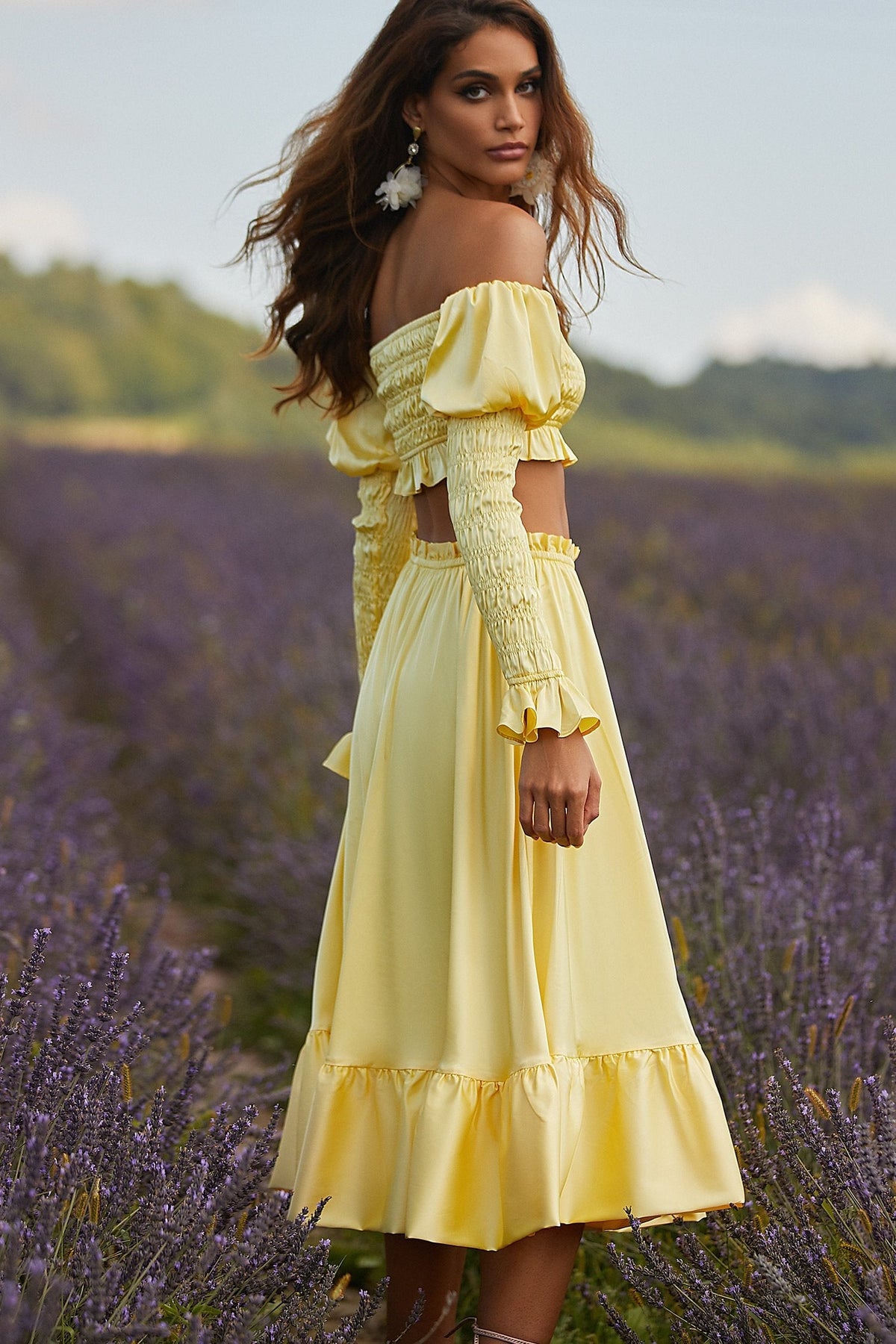 Alamour The Label Sets Lola Set Lola Satin Long Sleeve Two-Piece Set | Afterpay | Klarna | Zip Pay