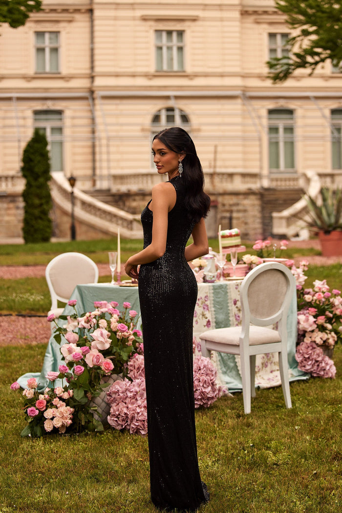 Alamour Made-To-Order MTO Sequin Hailey - Black Hailey Black Sequin Gown | Afterpay | Klarna | Zip Pay