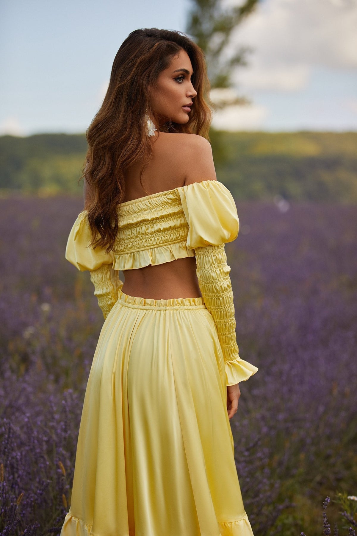 Alamour The Label Sets Lola Set Lola Satin Long Sleeve Two-Piece Set | Afterpay | Klarna | Zip Pay