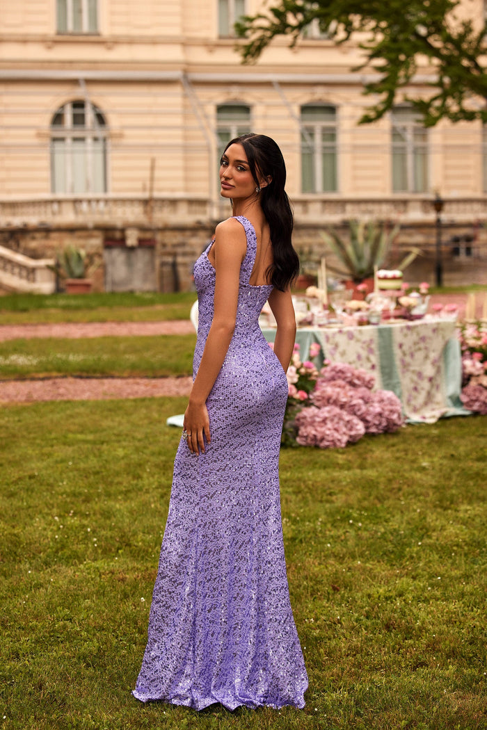 Alamour Made-To-Order MTO Sequin Courtney - Lilac Courtney Lilac Sequin Gown | Afterpay | Klarna | Zip Pay