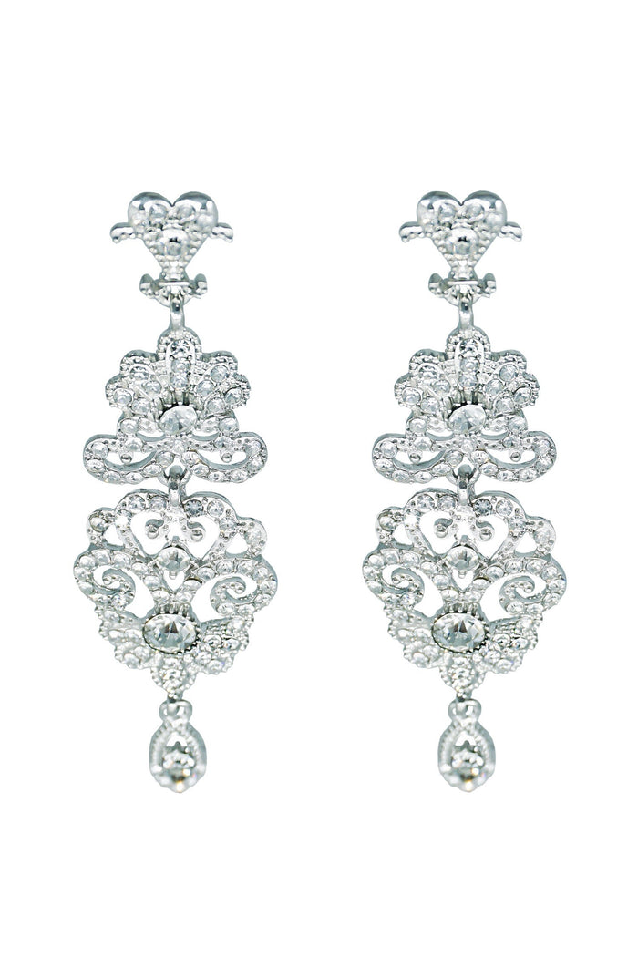 Alamour The Label Earrings Dolce Silver Diamante Earrings Dolce Silver Diamante Earrings | Afterpay | Klarna | Zip Pay