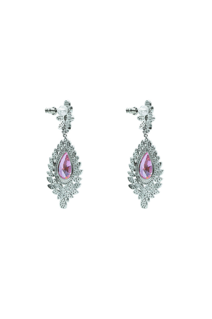 Alamour The Label Earrings Clementine Embellished Pink Gem Earrings Clementine Embellished Pink Gem Earrings | Afterpay | Klarna