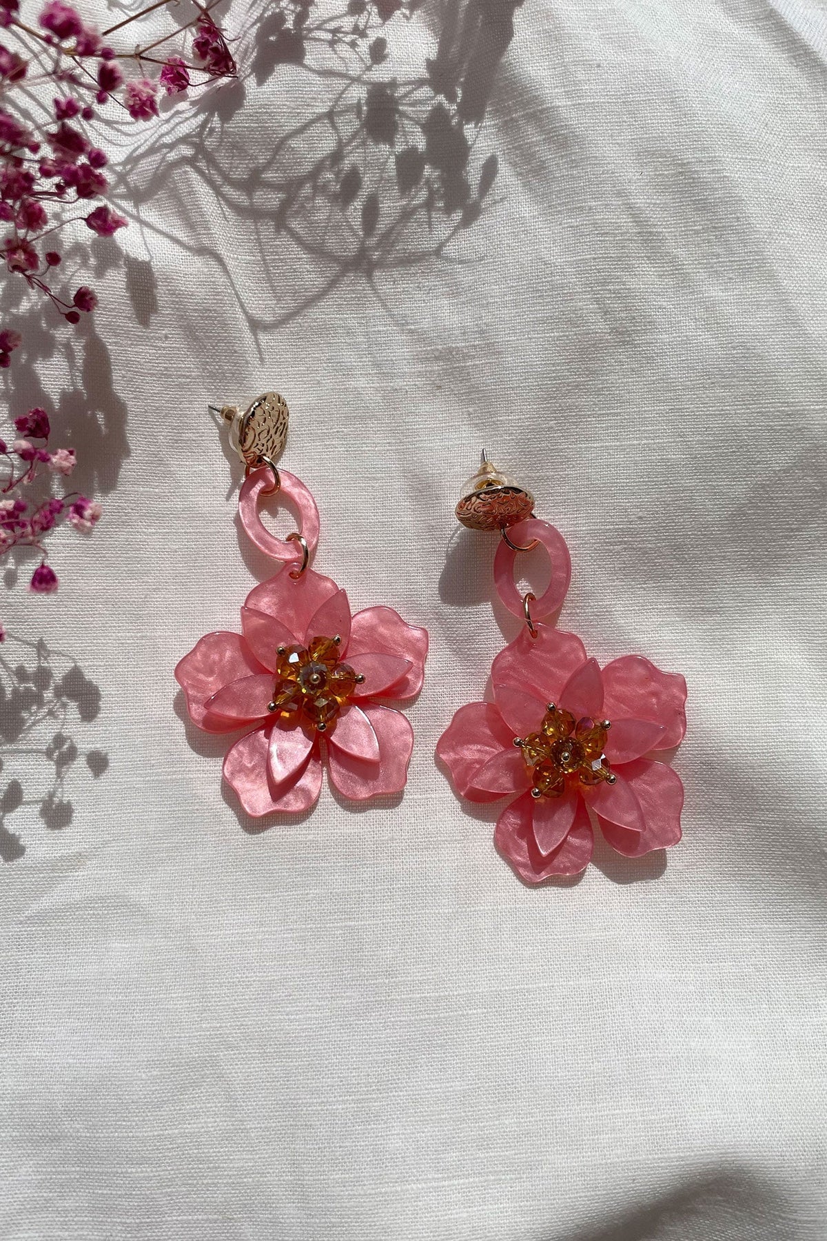 Alamour The Label Earrings Petra Rose Flower Drop Earrings Petra Rose Flower Drop Earrings | Afterpay | Klarna | Zip Pay