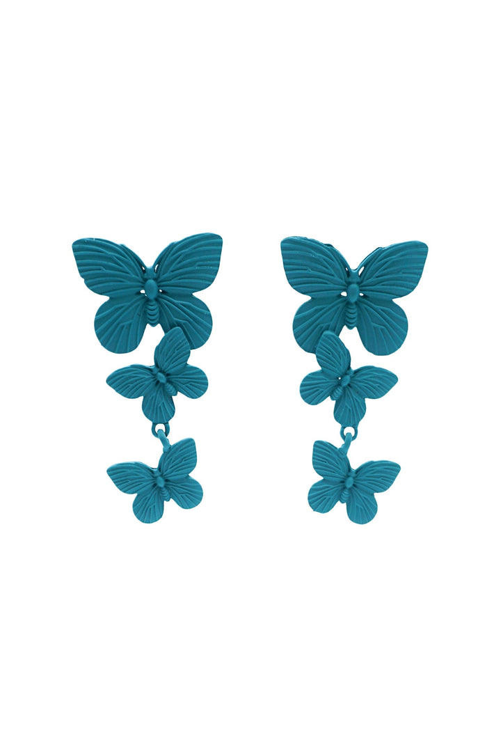 Alamour The Label Earrings Lolita Blue Butterfly Drop Earrings Lolita Blue Butterfly Drop Earrings | Afterpay | Klarna | Zip Pay