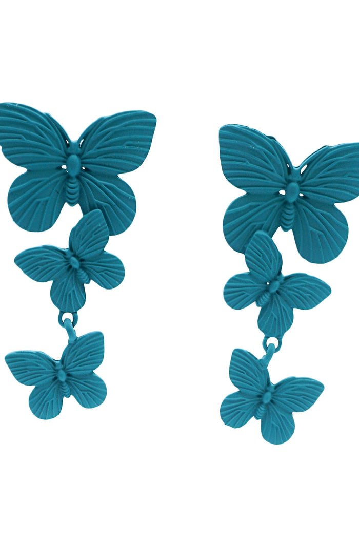 Alamour The Label Earrings Lolita Blue Butterfly Drop Earrings Lolita Blue Butterfly Drop Earrings | Afterpay | Klarna | Zip Pay