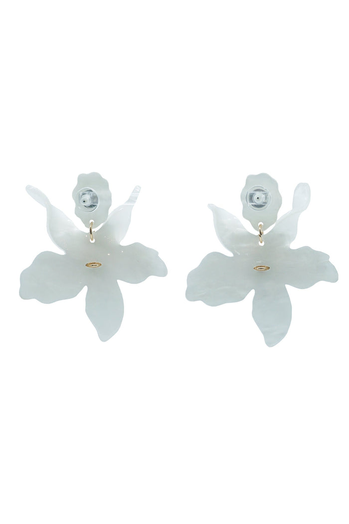 Alamour The Label Earrings Briella White Flower Earrings Briella White Flower Earrings | Afterpay | Klarna | Zip Pay