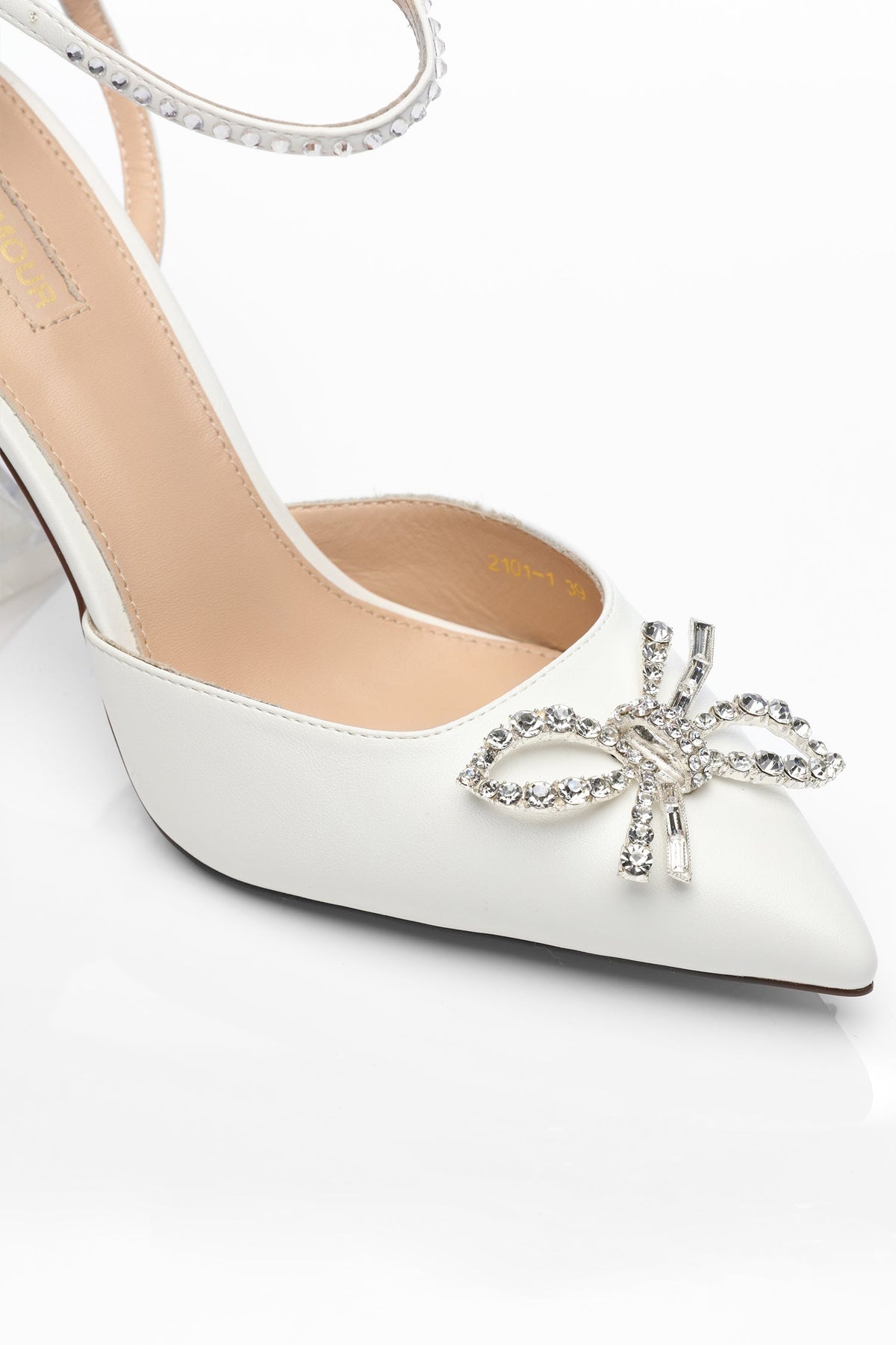 Alamour The Label Shoes Giorgia - White Heels Giorgia White Leather Heels | Afterpay | Klarna | Zip Pay