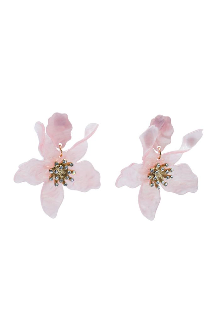 Alamour The Label Earrings Briella Pink Flower Earrings Briella Pink Flower Earrings | Afterpay | Klarna | Zip Pay
