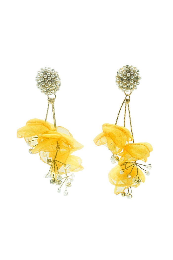 Alamour The Label Earrings Emilita Yellow Petal Earrings Emilita Yellow Petal Earrings | Afterpay | Klarna | Zip Pay
