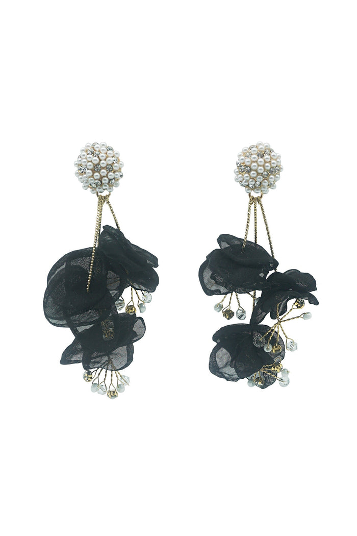 Alamour The Label Earrings Emilita Black Petal Earrings Emilita Black Petal Earrings | Afterpay | Klarna | Zip Pay