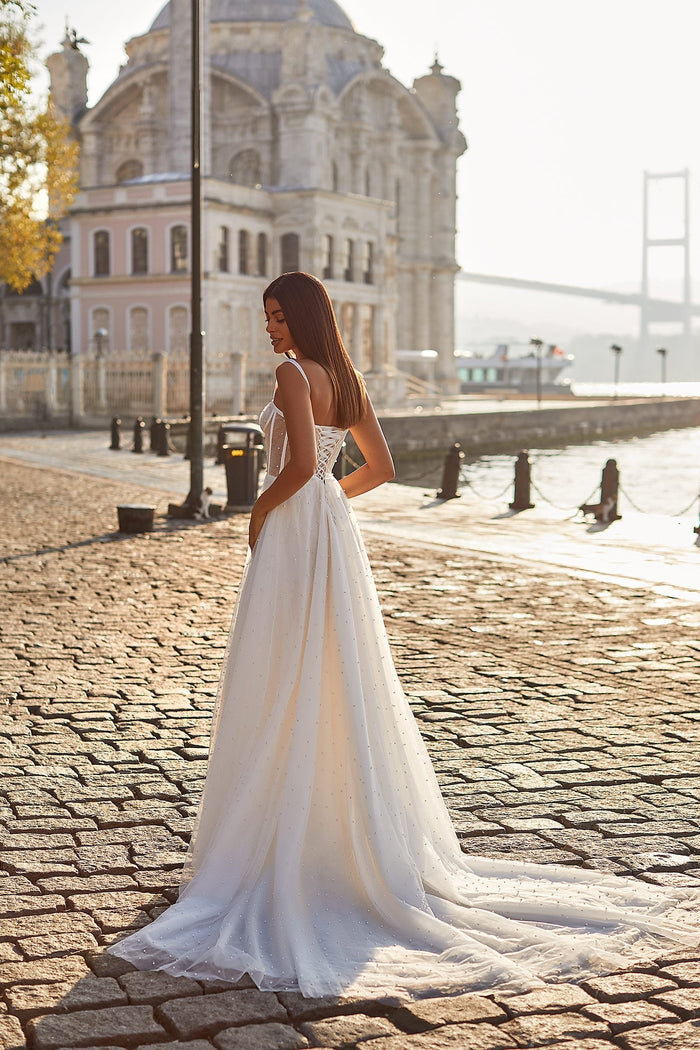 Alamour Made-To-Order MTO Bridal Jubaila Gown Jubaila Sheer Bustier Bridal Gown | Afterpay | Klarna | Zip Pay