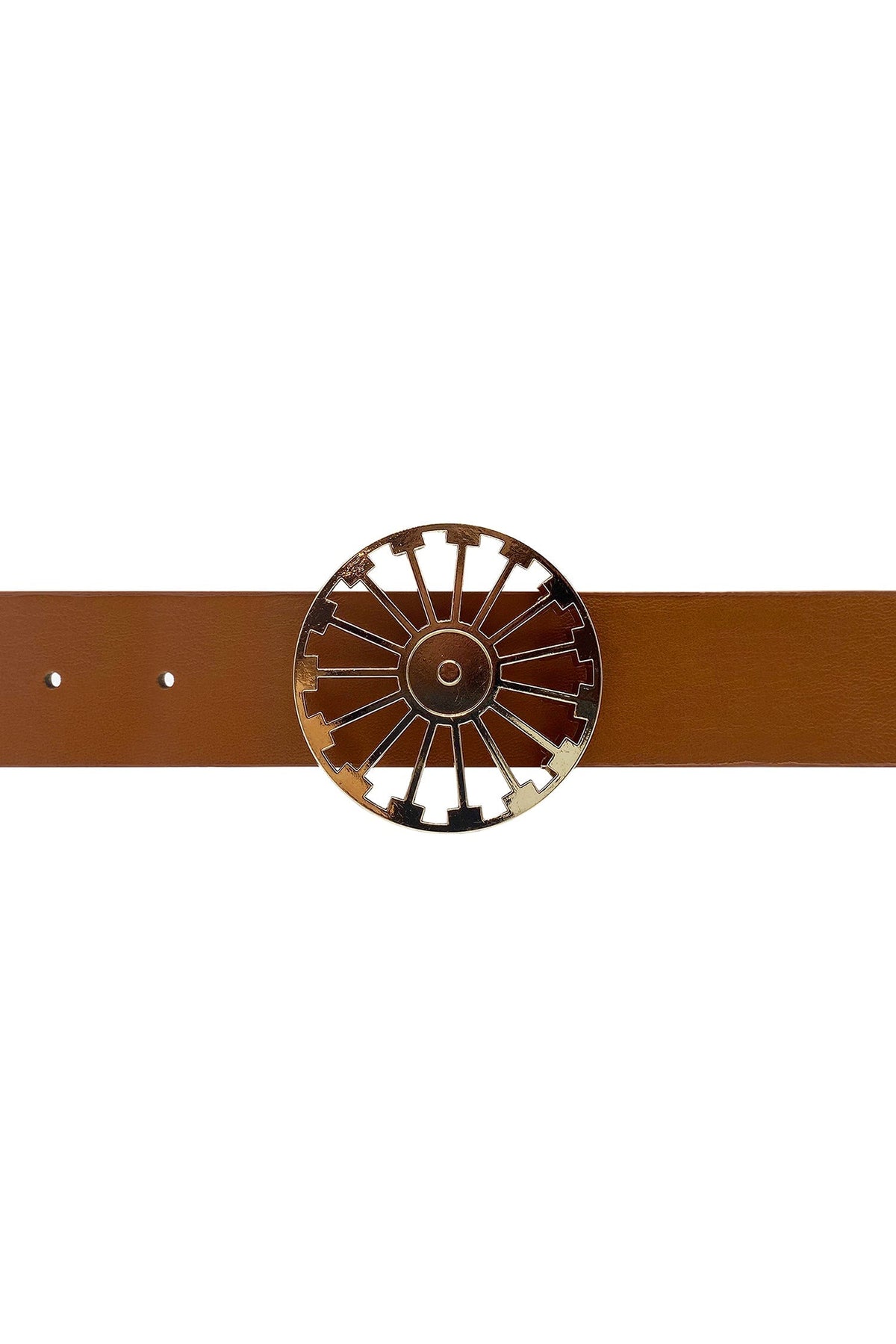 Alamour The Label Belts Belt - Brown Gold-toned Brown Belt | Afterpay | Klarna | Zip Pay