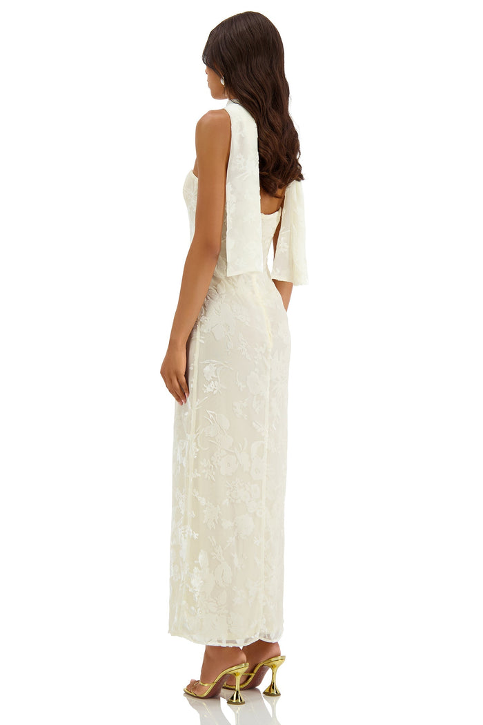 Alamour The Label RTW Midi Dress Jolanda Dress Jolanda Velvet Devore Floral Dress | Afterpay | Klarna | Zip Pay