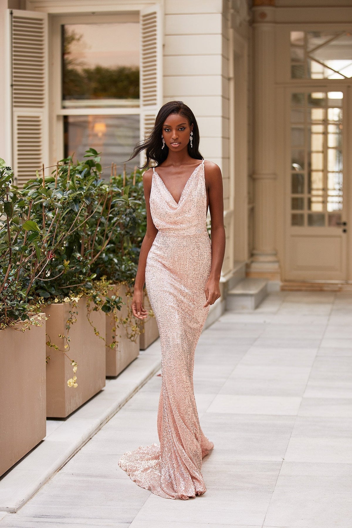 Rosalin Rose Gold Sequin Gown | Afterpay | Klarna | Zip Pay A&N Luxe Label Rosalin Rose Gold Sequin Gown | Afterpay | Klarna | Zip Pay A&N Luxe Label
