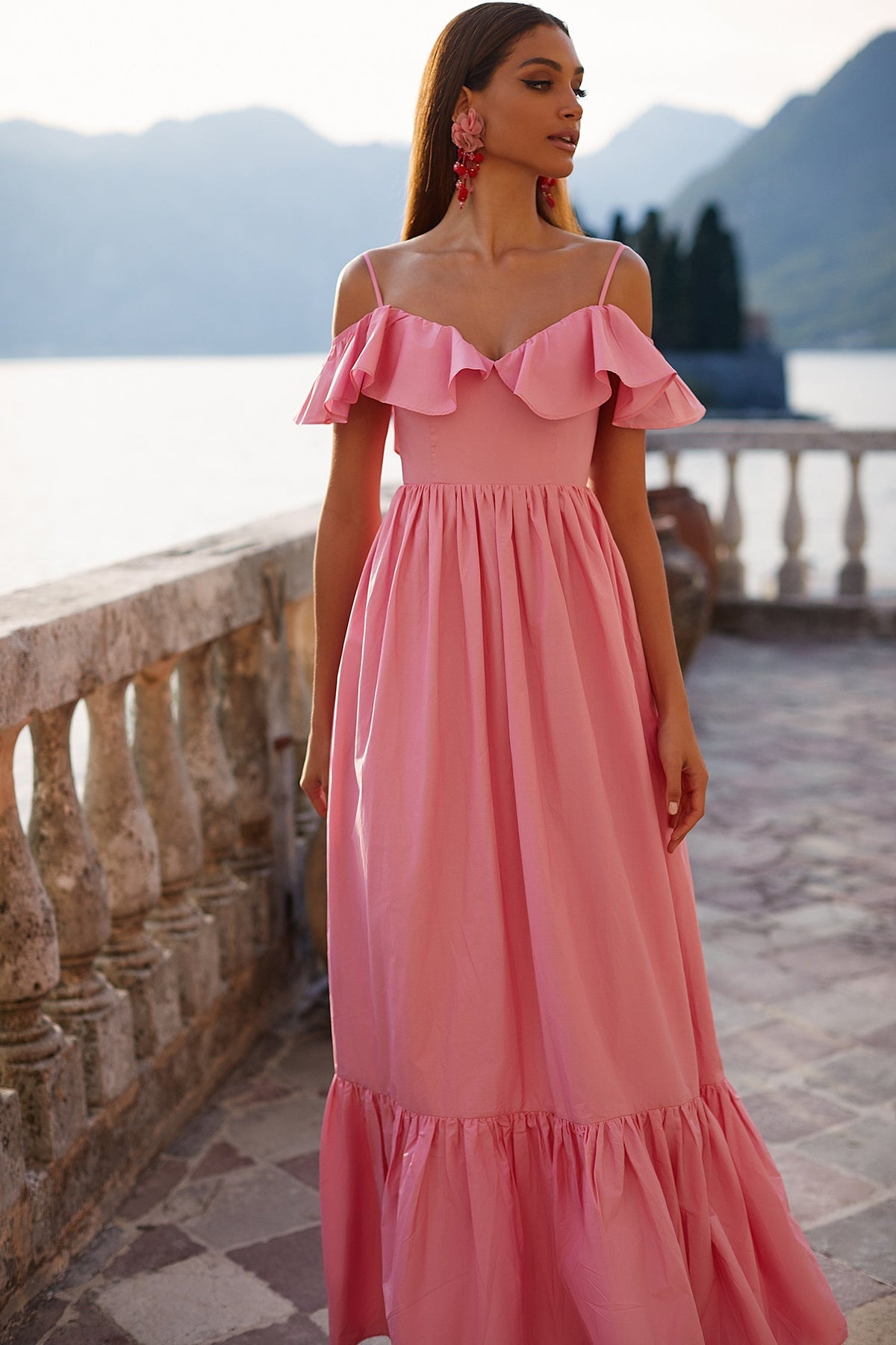 Alamour The Label RTW Maxi Dress Halima Dress Halima Pink Poplin Maxi Dress | Afterpay | Klarna | Zip Pay