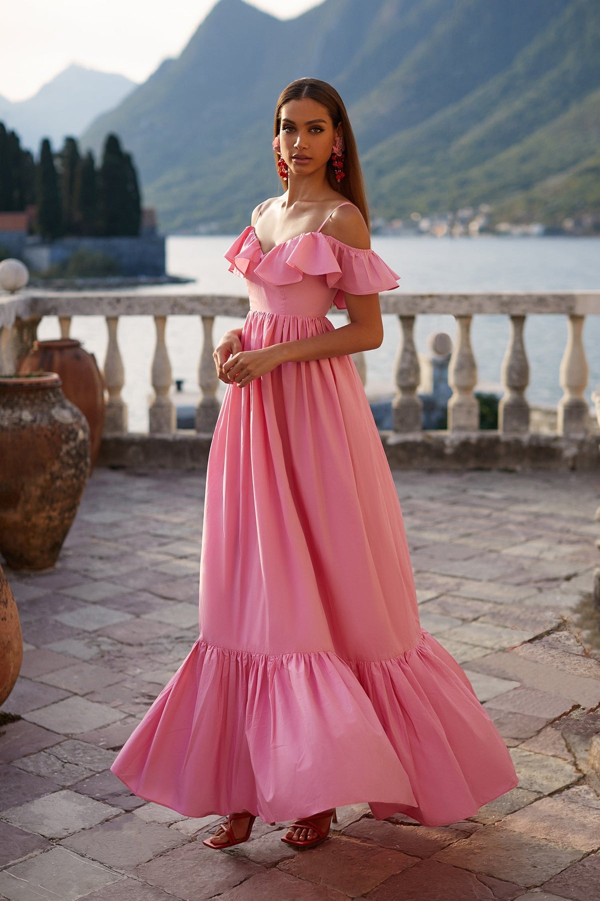 Alamour The Label RTW Maxi Dress Halima Dress Halima Pink Poplin Maxi Dress | Afterpay | Klarna | Zip Pay