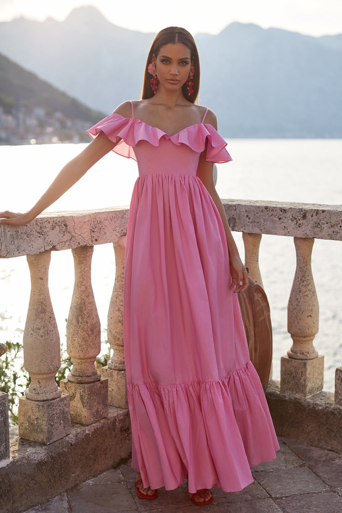 Alamour The Label RTW Maxi Dress Halima Dress Halima Pink Poplin Maxi Dress | Afterpay | Klarna | Zip Pay