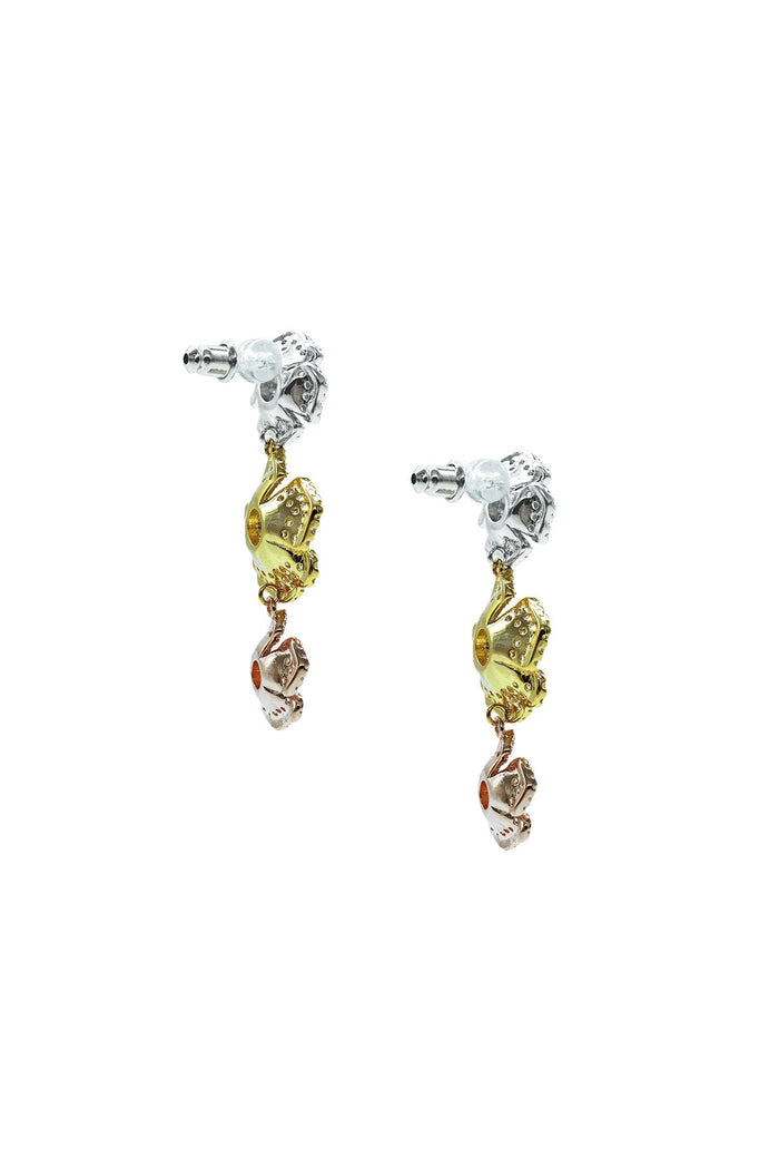 Perla Floral Trio Earrings