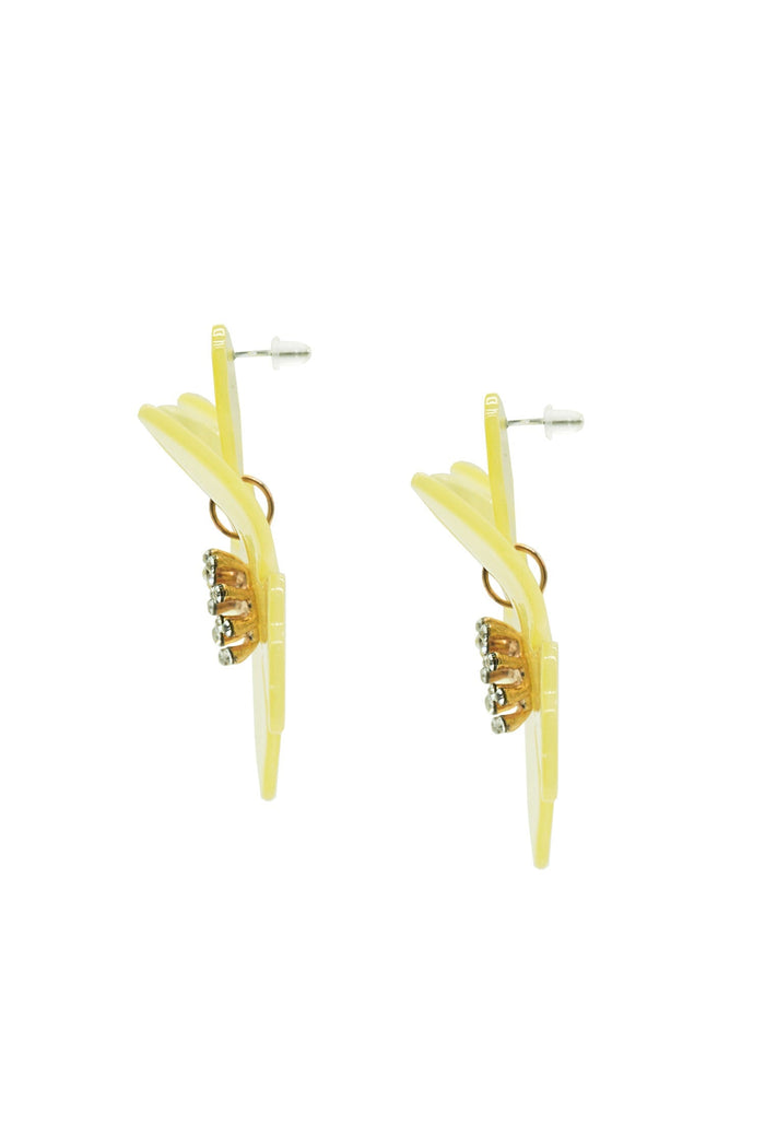 Alamour The Label Earrings Briella Yellow Flower Earrings Briella Yellow Flower Earrings | Afterpay | Klarna | Zip Pay