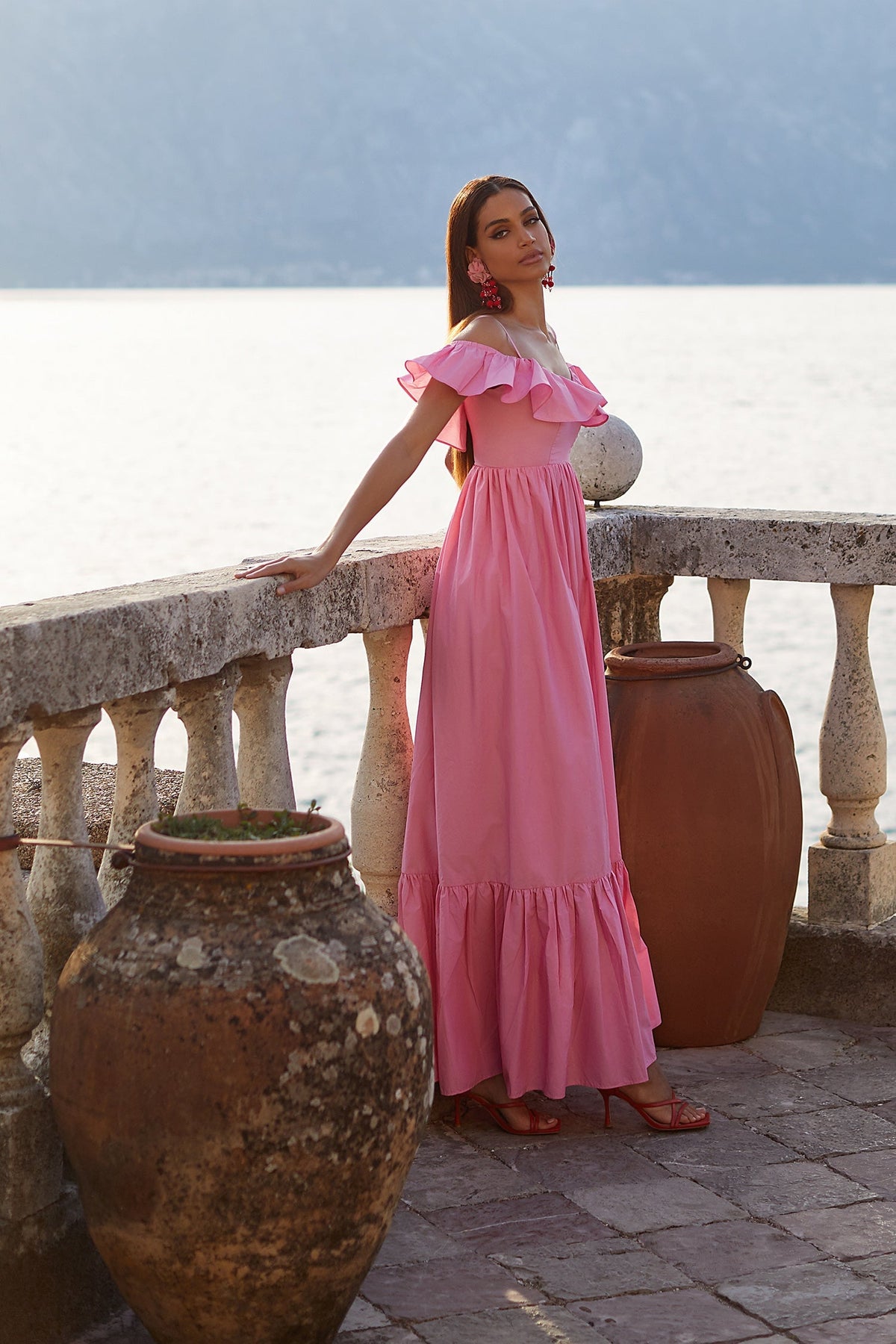 Alamour The Label RTW Maxi Dress Halima Dress Halima Pink Poplin Maxi Dress | Afterpay | Klarna | Zip Pay