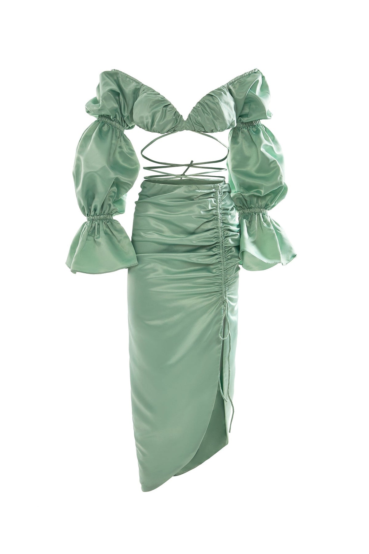 Alamour The Label Sets Arcelia Set Arcelia Sage Satin Set | Afterpay | Klarna | Zip Pay