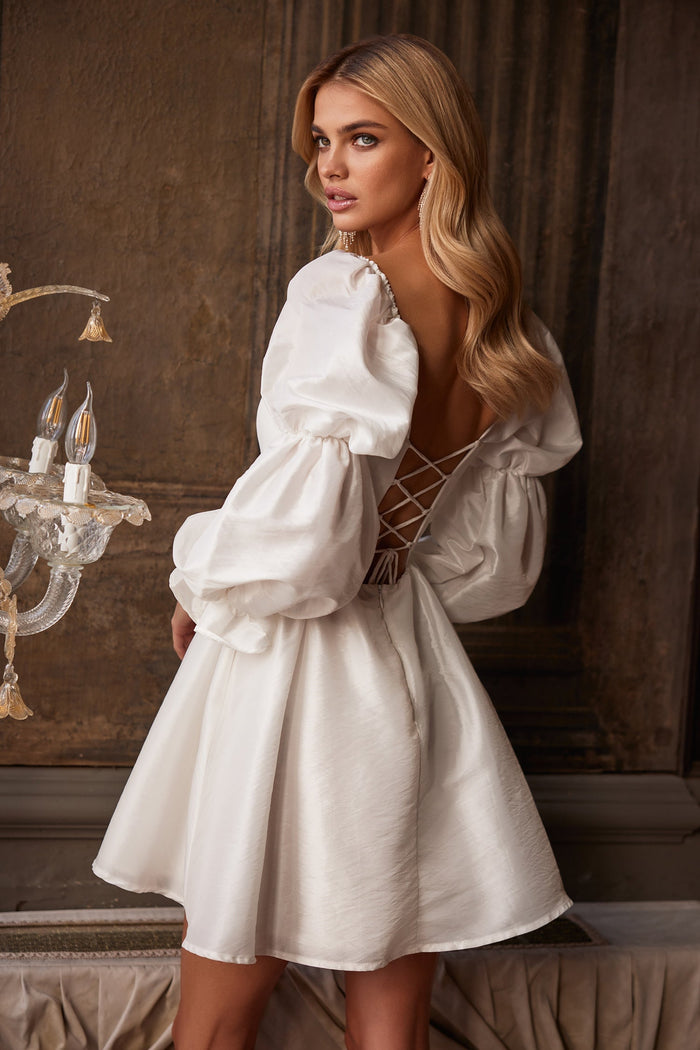 Alamour The Label RTW Mini Dress Faith Dress Faith White A-line Dress | Afterpay | Klarna | Zip Pay