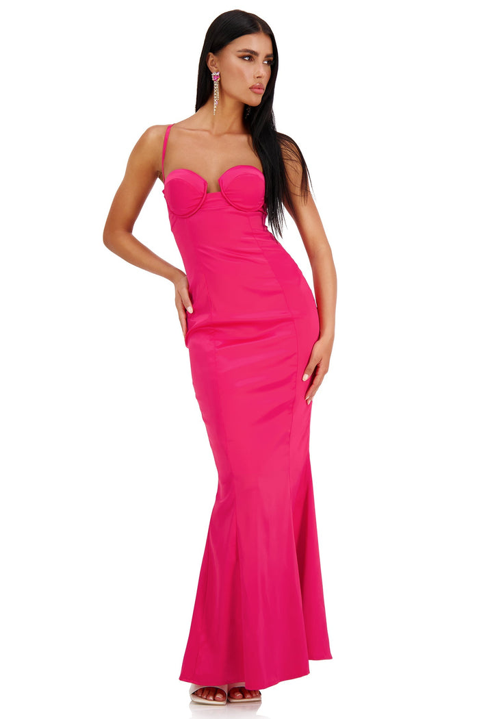 Alamour The Label RTW Maxi Dress Adrienne Dress Adrienne Pink Maxi Dress | Afterpay | Klarna | Zip Pay