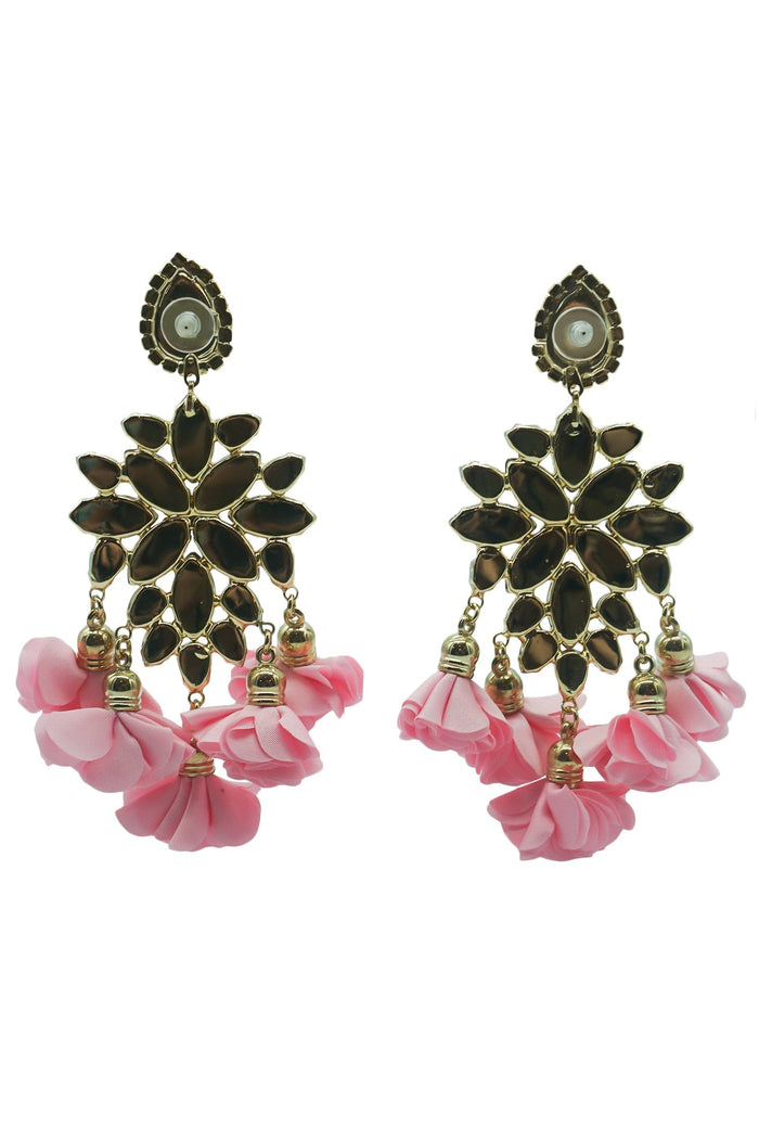 Alamour The Label Earrings Cecily Pink Flower Drop Earrings Cecily Pink Flower Drop Earrings | Afterpay | Klarna | Zip Pay