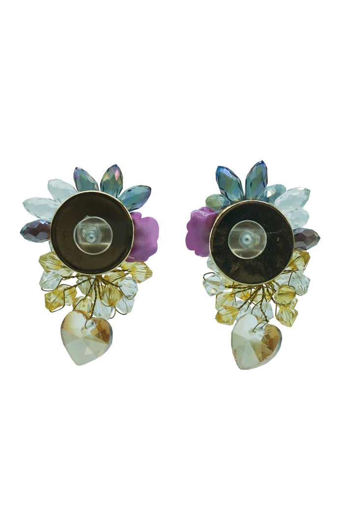 Marta Multicolored Heart Earrings