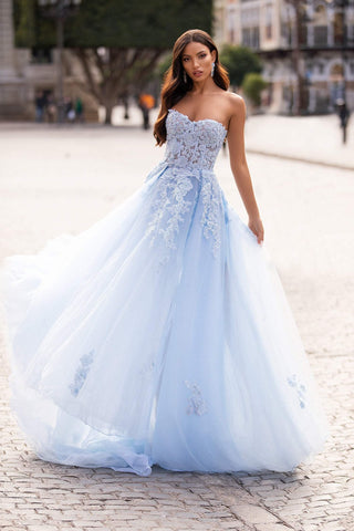 Baby Blue Estafania Strapless Beaded Tulle Gown | Afterpay | Klarna | Zip Pay Baby Blue Estafania Strapless Beaded Tulle Gown | Afterpay | Klarna | Zip Pay