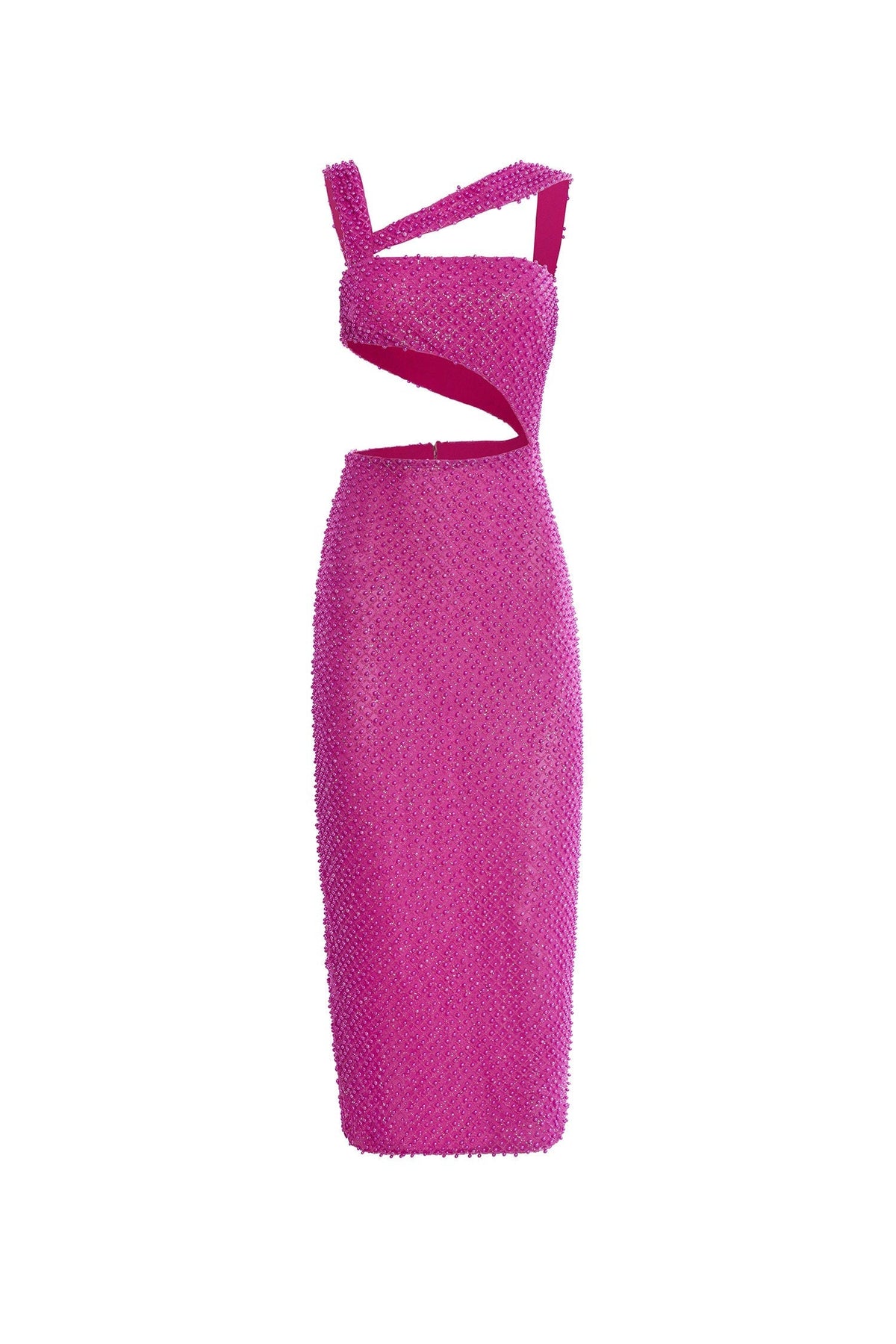 Alamour The Label Sale Sample - Fioretta Dress Fioretta Hot Pink Beaded Dress | Afterpay | Klarna | Zip Pay