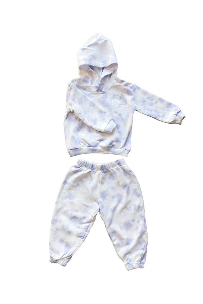 Alamour The Label Kidswear Kylie Kids Set - Lilac Kylie Kids Tie Dye Joggers and Hoodie Set | Afterpay | Klarna