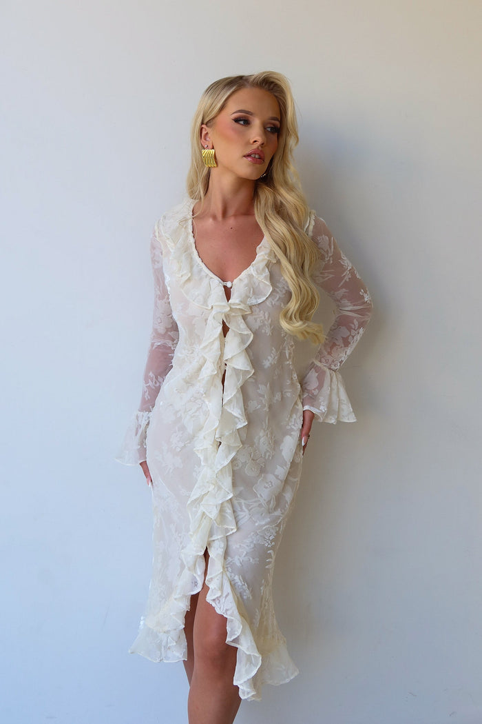 Alamour The Label RTW Midi Dress Barbarella Dress Barbarella Floral Dress | Afterpay | Zip | Sezzle | LayBuy