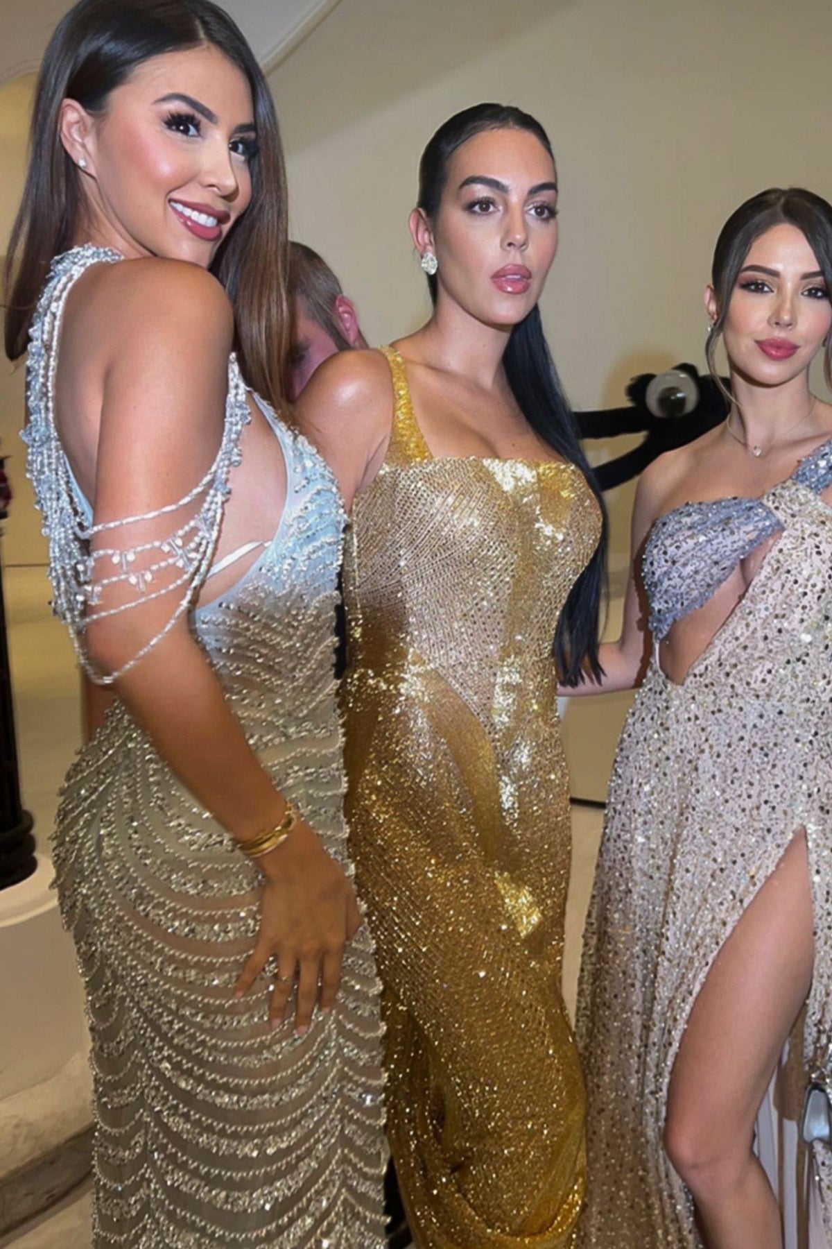 Alamour The Label RTW Beaded Armina Beaded Gown Armina Off Shoulder Beaded Gown | Afterpay | Klarna | Zip Pay