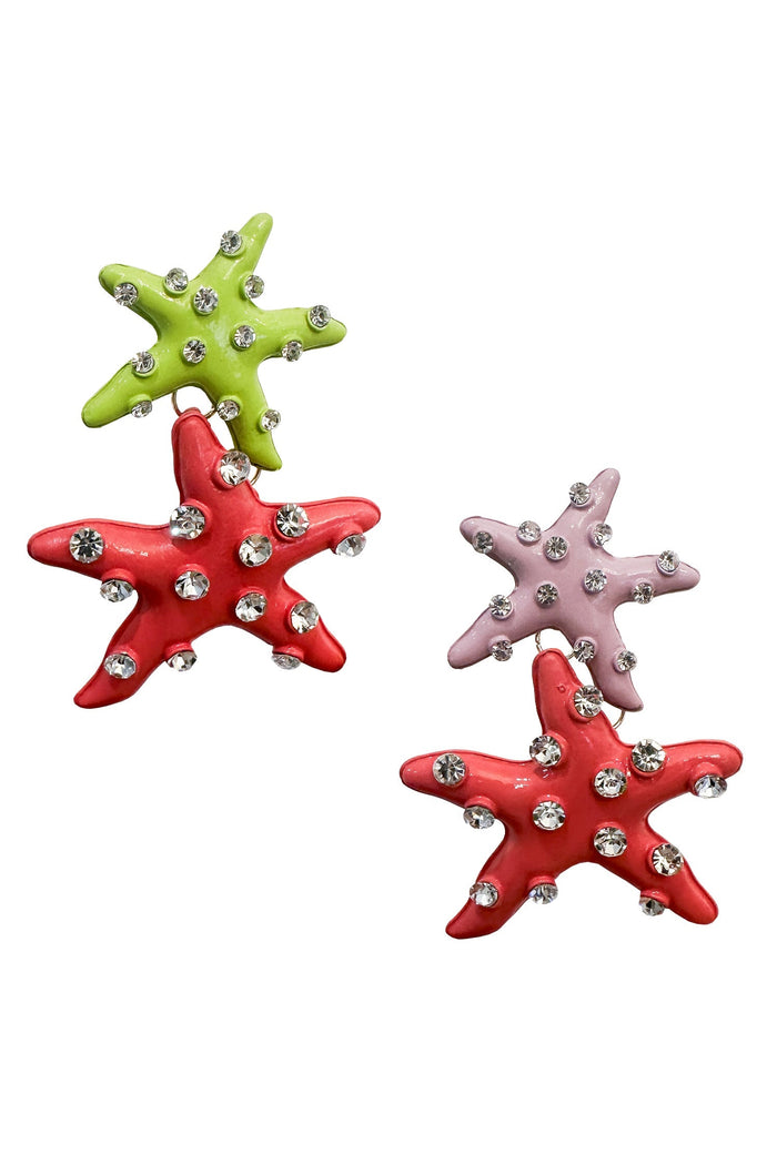 Alamour The Label Earrings Zara Multicoloured Starfish Earrings Zara Multicoloured Starfish Earrings | Afterpay | Klarna | Zip Pay