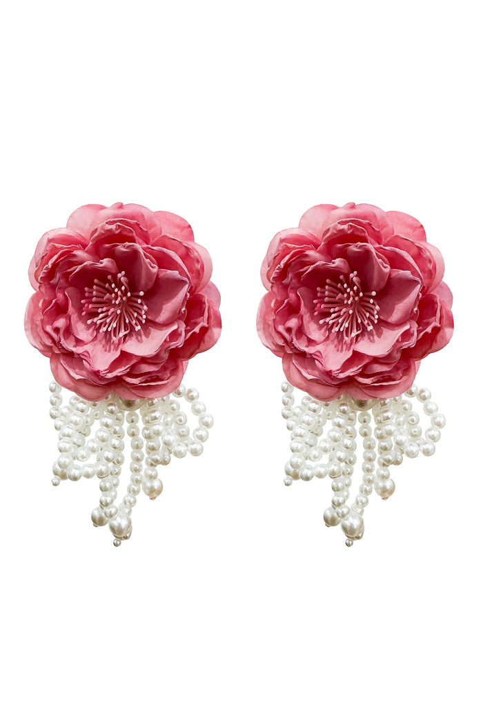 Alamour The Label Earrings Elettra Pearl Flower Earrings Elettra Pearl Flower Earrings | Afterpay | Klarna | Zip Pay