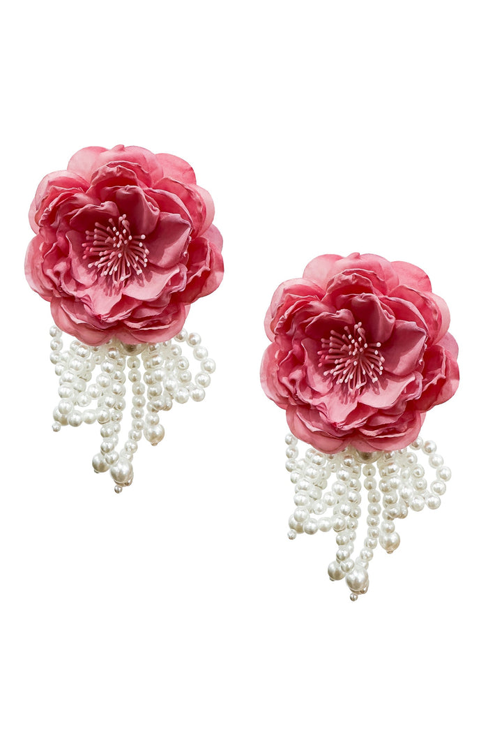 Alamour The Label Earrings Elettra Pearl Flower Earrings Elettra Pearl Flower Earrings | Afterpay | Klarna | Zip Pay