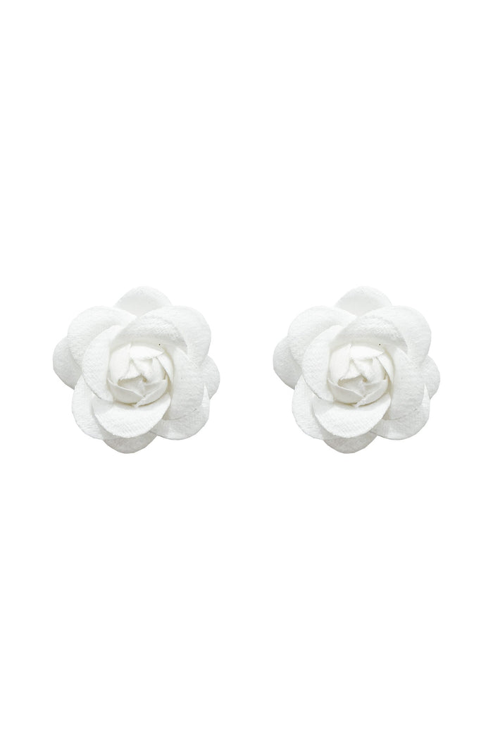 Alamour The Label Earrings Katie White Flower Studs Katie White Flower Studs | Afterpay | Laybuy | Klarna | Zippay