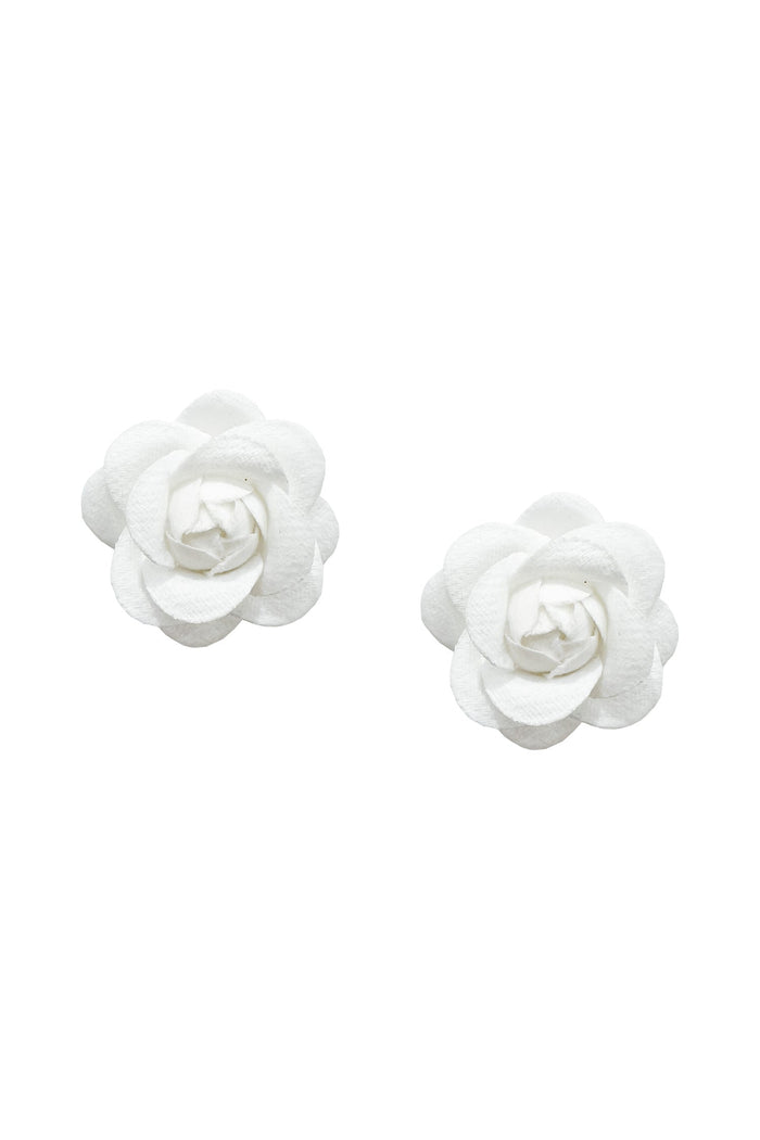 Alamour The Label Earrings Katie White Flower Studs Katie White Flower Studs | Afterpay | Laybuy | Klarna | Zippay