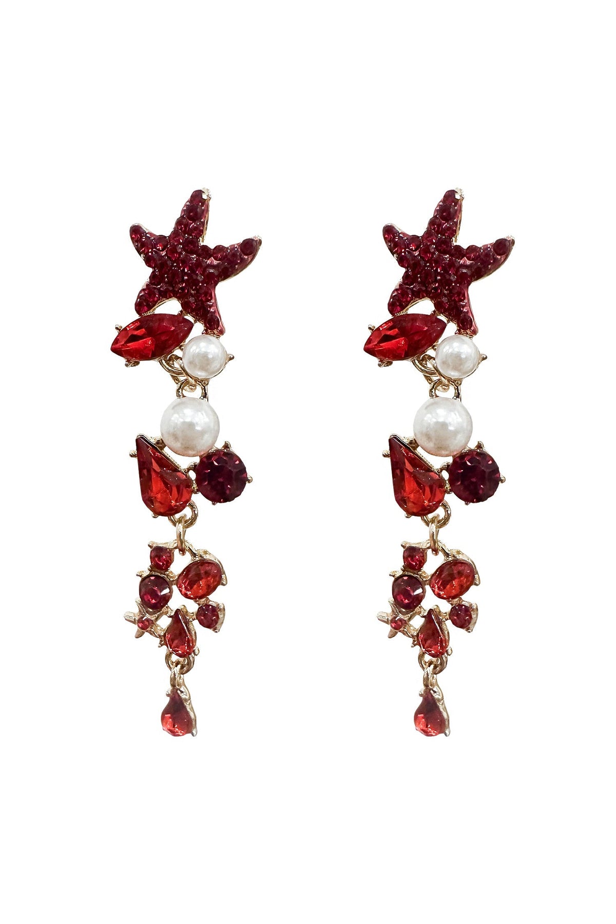 Alamour The Label Earrings Isabel Red Drop Earrings Isabel Red Drop Earrings | Afterpay | Laybuy | Klarna | Zippay