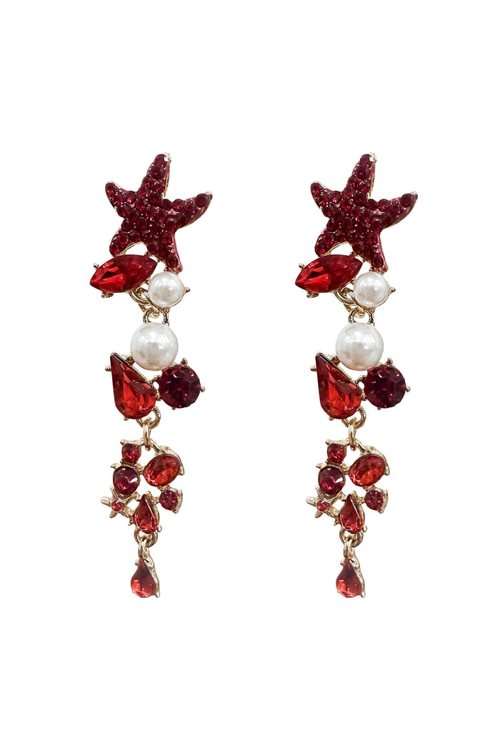Alamour The Label Earrings Isabel Red Drop Earrings Isabel Red Drop Earrings | Afterpay | Laybuy | Klarna | Zippay