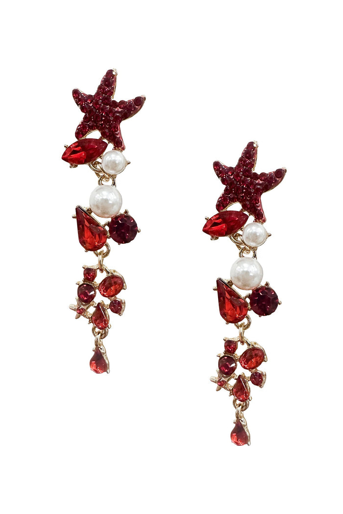 Alamour The Label Earrings Isabel Red Drop Earrings Isabel Red Drop Earrings | Afterpay | Laybuy | Klarna | Zippay