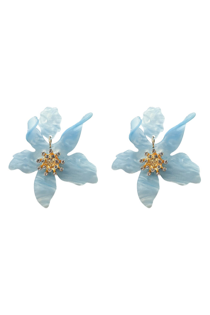 Alamour The Label Earrings Briella Blue Flower Earrings Briella Blue Flower Earrings | Afterpay | Klarna | Zip Pay