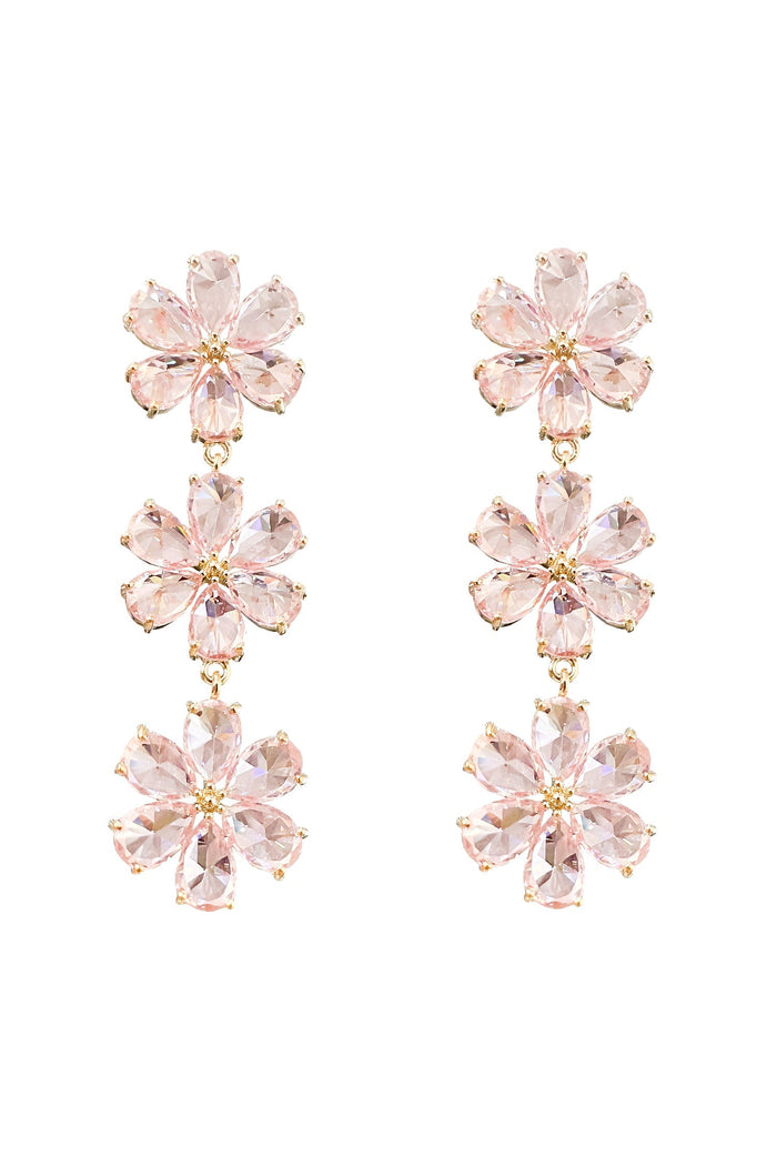 Alamour The Label Earrings Ashleigh Pink Flower Earrings Ashleigh Pink Flower Earrings | Afterpay | Klarna | Zip Pay