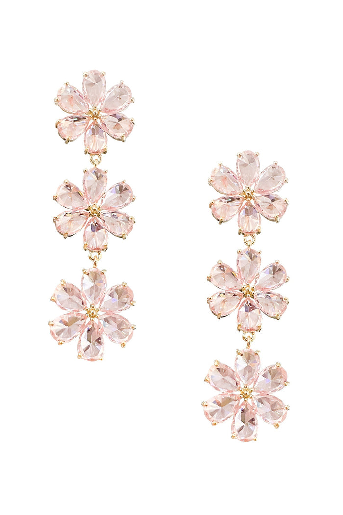 Alamour The Label Earrings Ashleigh Pink Flower Earrings Ashleigh Pink Flower Earrings | Afterpay | Klarna | Zip Pay
