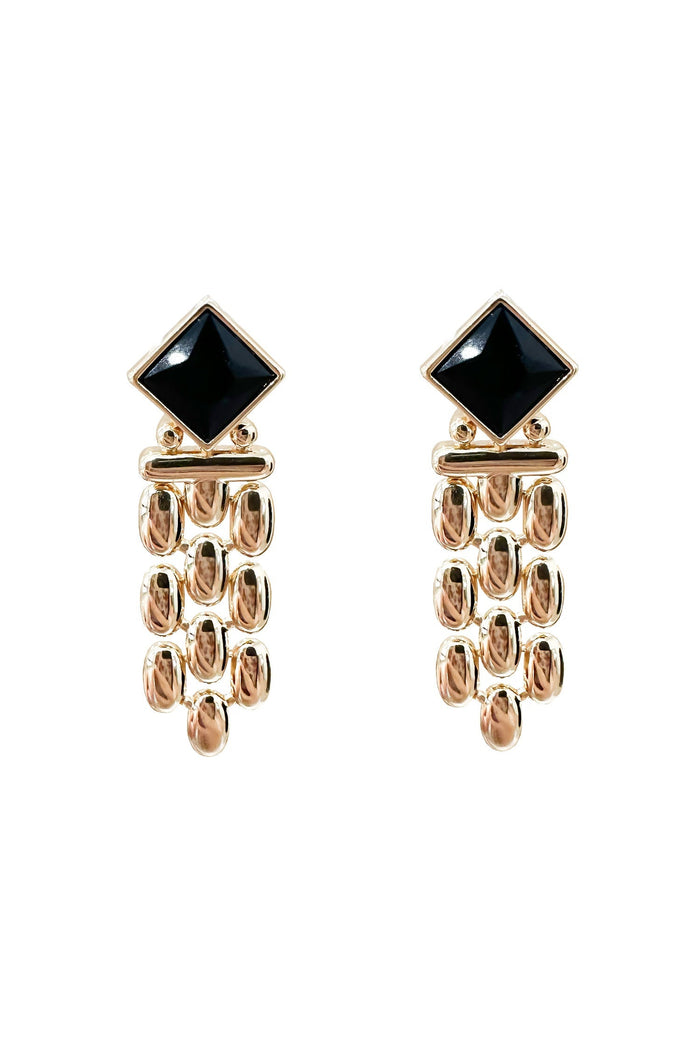 Alamour The Label Earrings Dahlia Black Drop Earrings Dahlia Black Drop Earrings | Afterpay | Klarna | Zip Pay