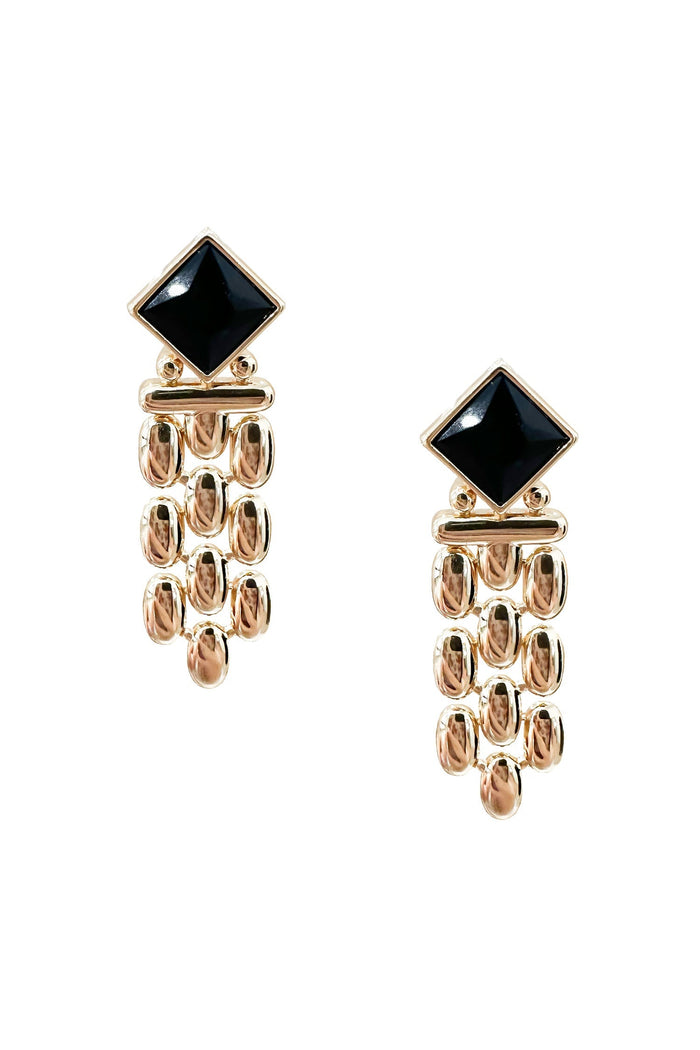 Alamour The Label Earrings Dahlia Black Drop Earrings Dahlia Black Drop Earrings | Afterpay | Klarna | Zip Pay