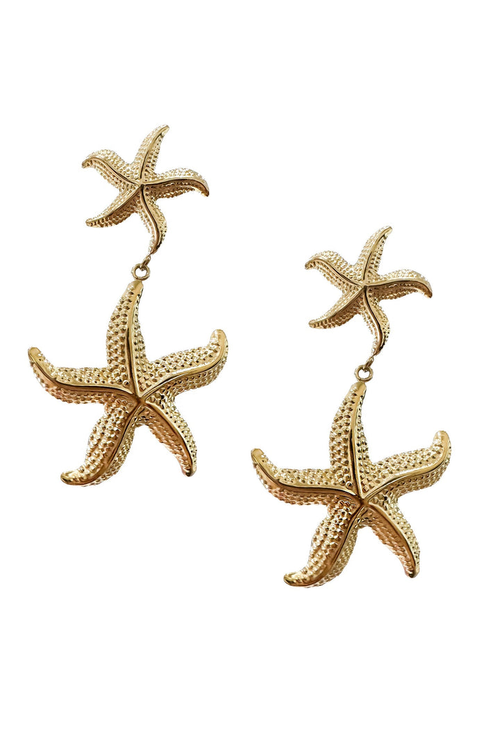 Alamour The Label Earrings Adira Gold Starfish Earrings Adira Gold Starfish Earrings | Afterpay | Klarna | Zip Pay