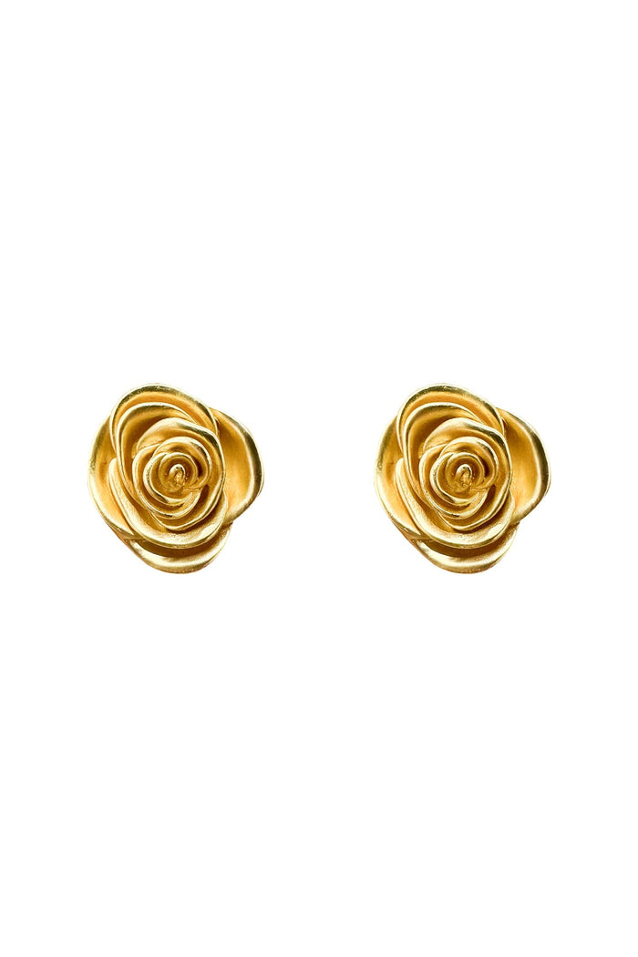 Alamour The Label Earrings Rosamund Gold Flower Earrings Rosamund Gold Flower Earrings | Afterpay | Klarna | Zip Pay